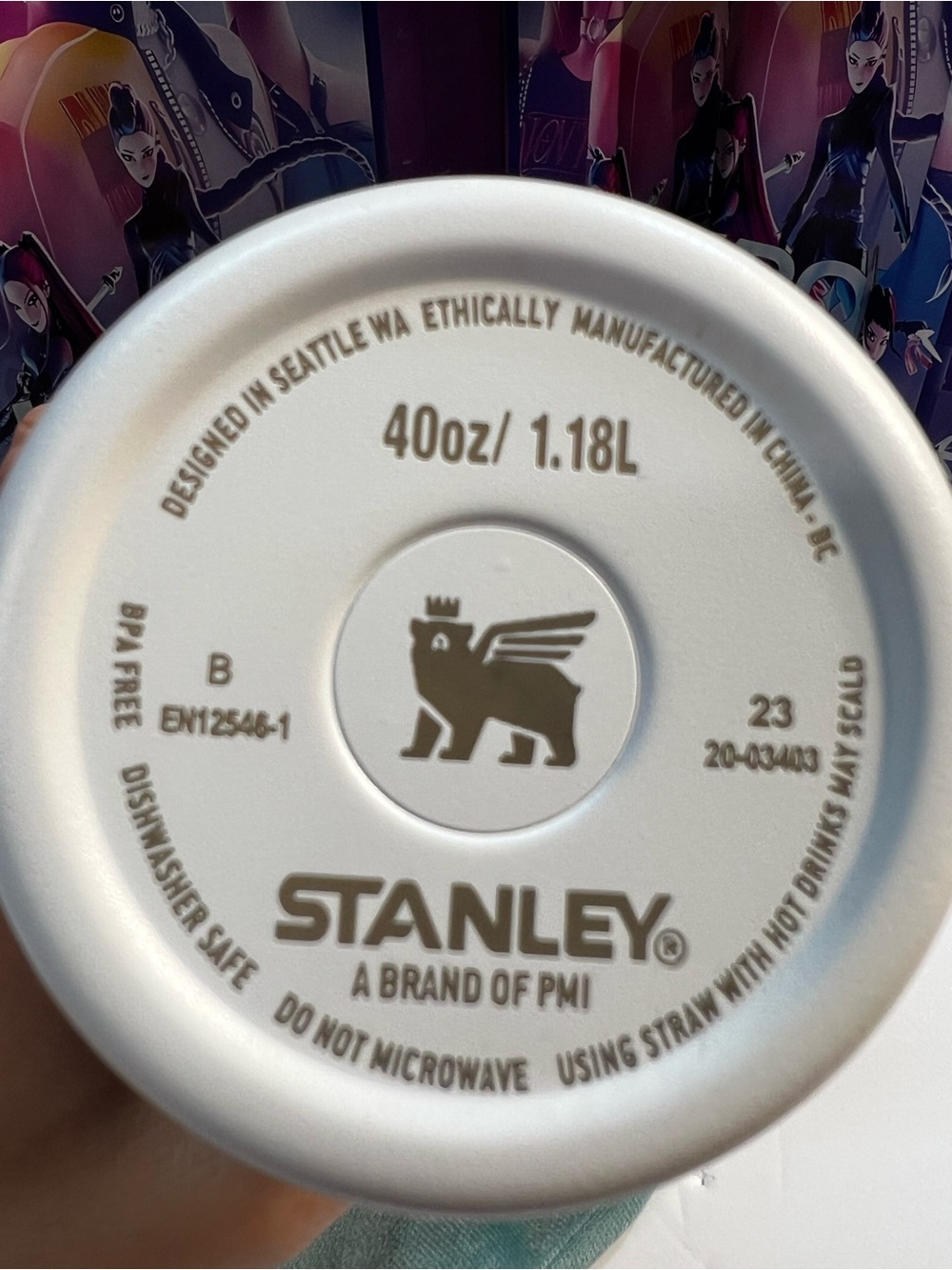 Customized Stanley x K-Pop Demon Hunters 40oz Quencher H2.0 Tumbler Cup purple - Picture 12 of 16